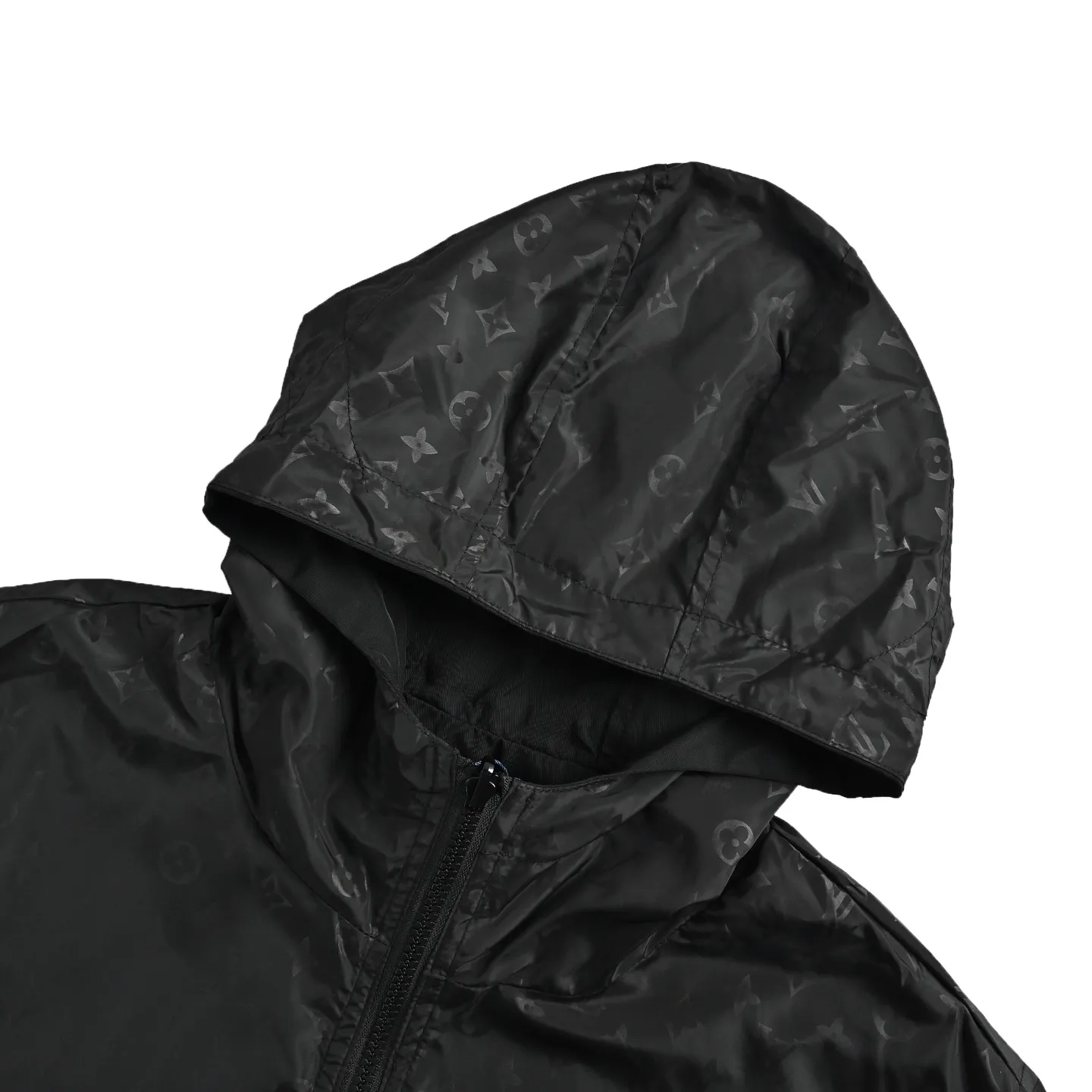 Louis Vuitton/Louis Vuitton leather stamp logo dark pattern jacquard double-sided jacket